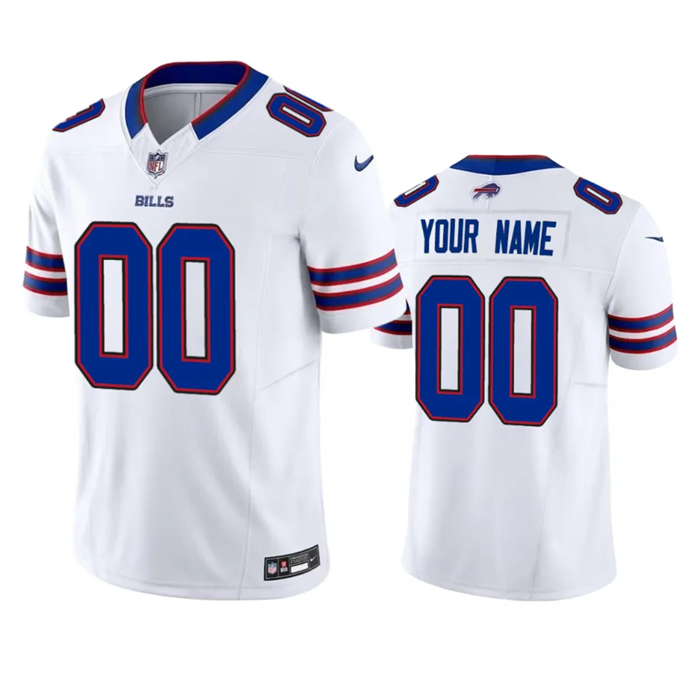 Buffalo Bills Active Player custom White 2023 F.U.S.E. Vapor Untouchable Limited Stitched Jersey